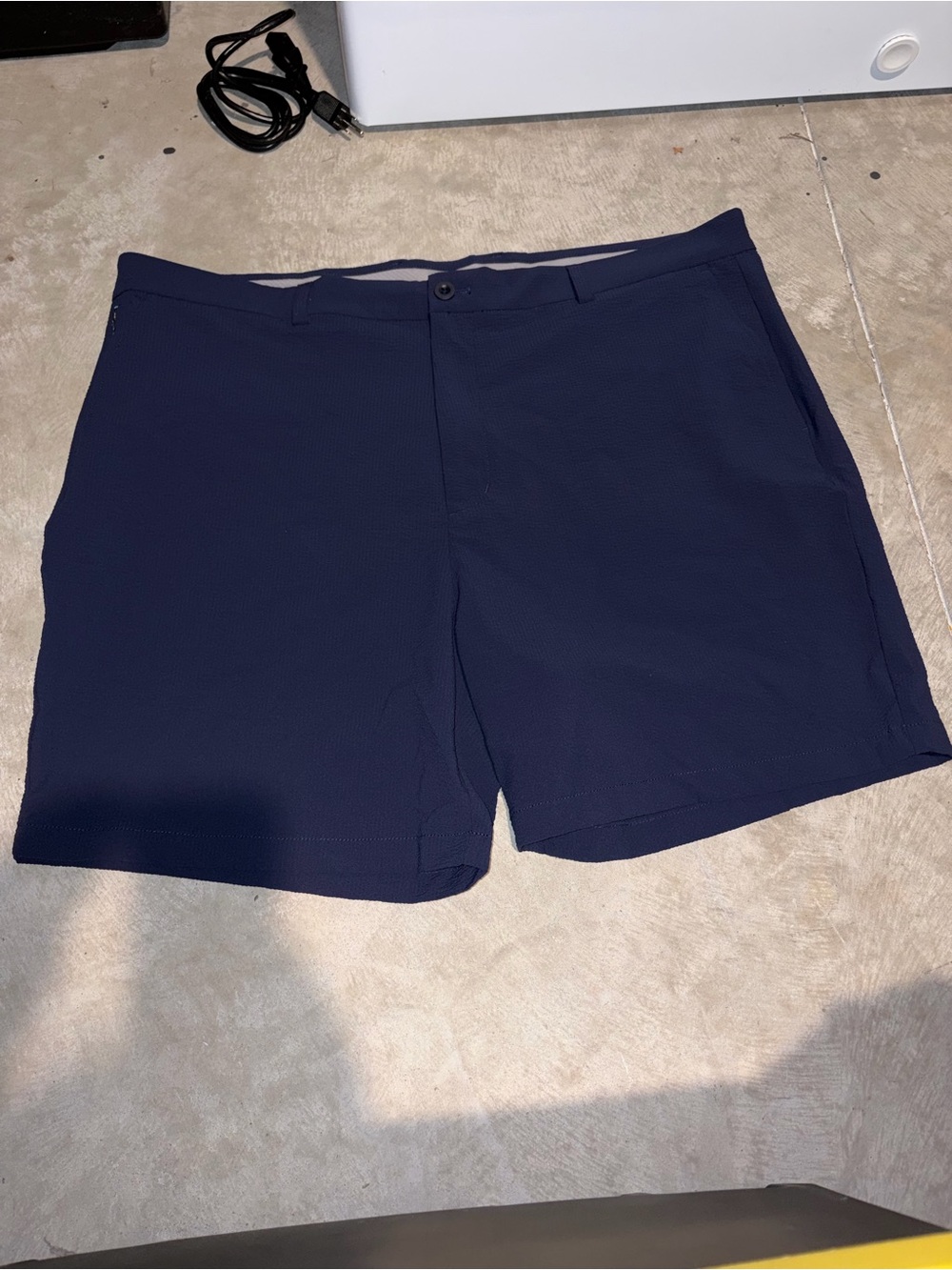 Vineyard Vines Navy Flat-Front Performance Shorts